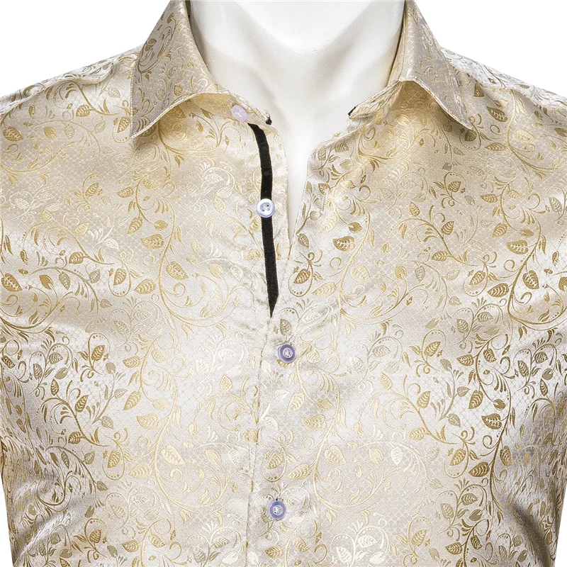 silk dress shirts for sale 100% Mulberry Men's Silk Shirt Long Pure Silk Dress Shirts Claret / S