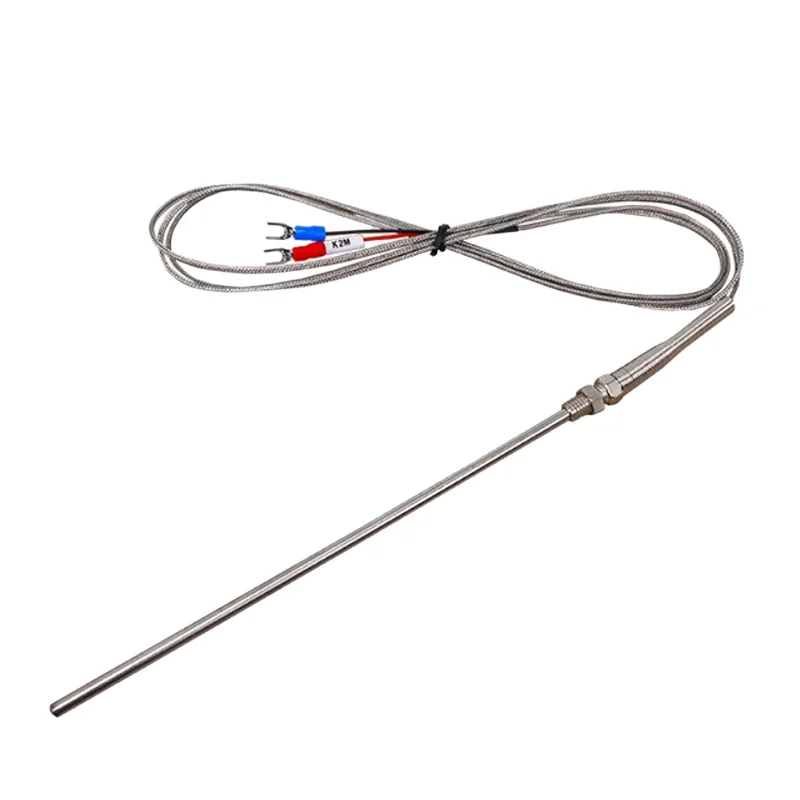 Screw Type Stainless Steel  K/E Thermocouple PT100/CU50 Type ODM/OEM Temperature Sensor 50mm 100mm 150mm 200mm Probe