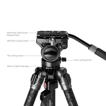 Small Rig X Potato Jet TRIBEX SE Hydraulic Tripod 5305 Quick Release Tripod detail image