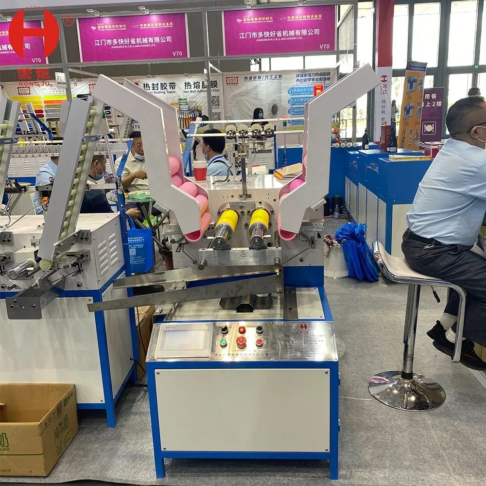 Automatic High Speed  Paper Bobbin Tape Thread Splitting Rewinder Textile Lace Ribbon Loom Pulling Yarn Winding Winder Machine