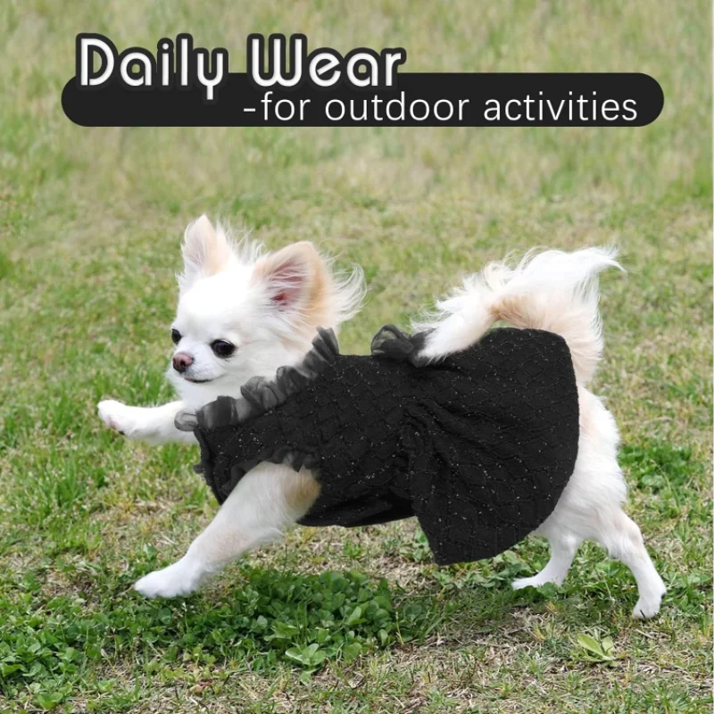 white christmas dresses Christmas Dog Tulle Dress main image 1