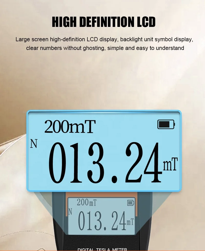 VICTOR 862B Handheld Gauss Meter Portable Digital Teslameter Buy Hall Effect Probe Gauss tesla Meter for Testing Magnets