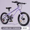 Freno de disco doble morado con cambio de velocidad.
