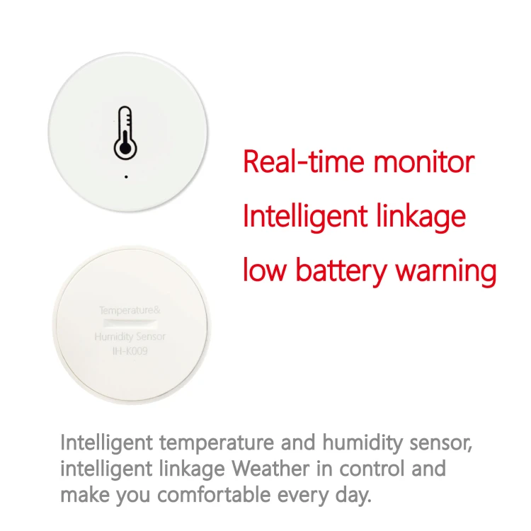 smart home temperature and humidity sensor