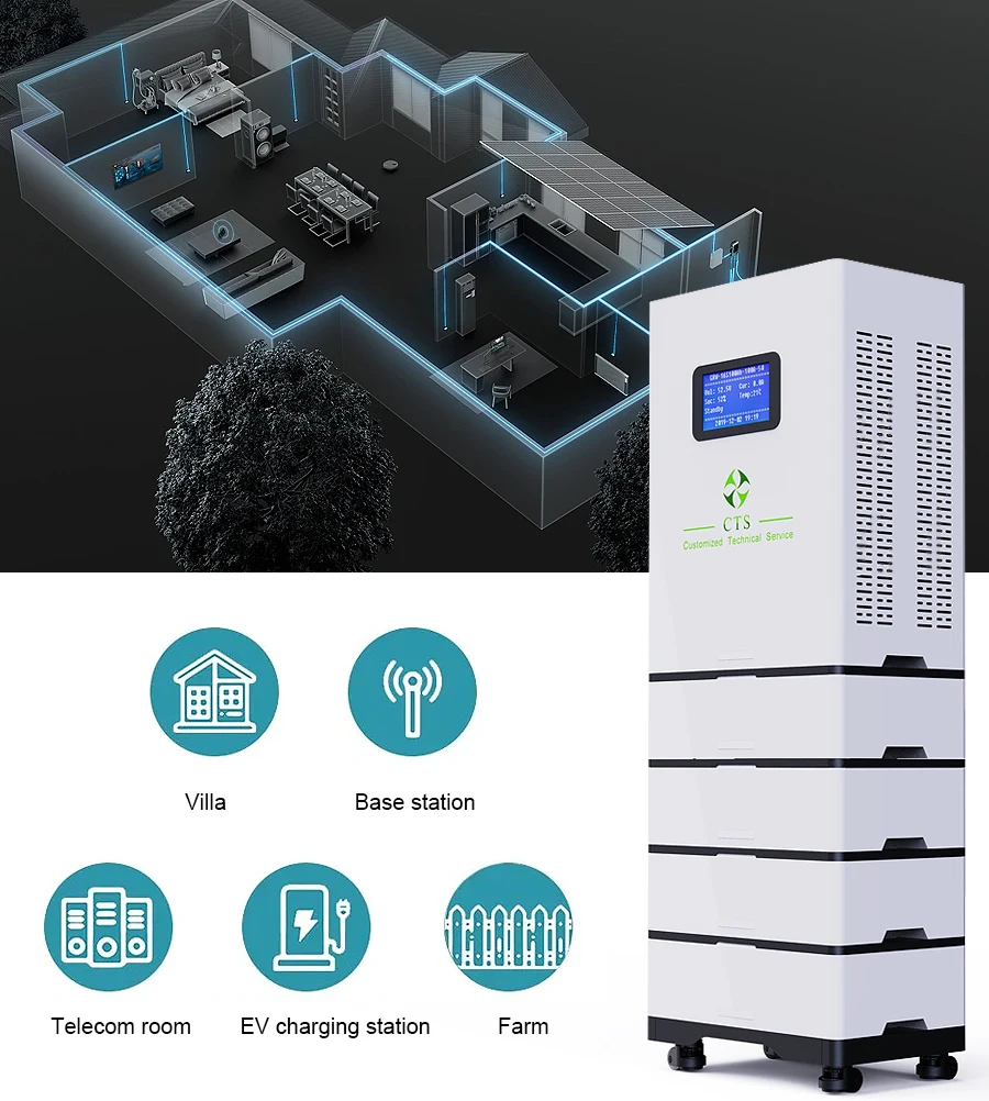 Cts Lifepo4 Battery 48v 20kwh 30kwh With 5kw Inverter All In One System ...