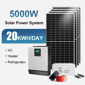 off grid solar energy systems 5000watt 1000watt 1500w solar generator system home