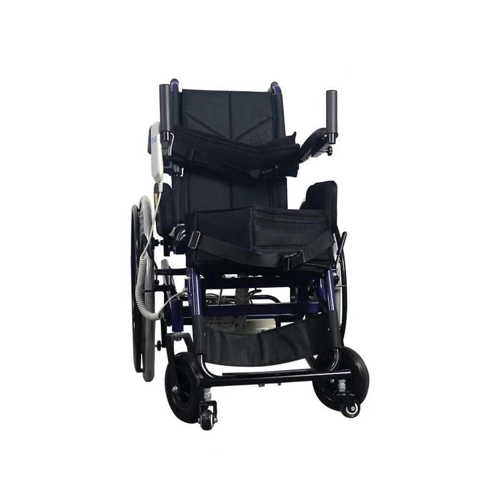 remote controller standing wheelchair Rehabilitation Therapy Supply Manual Standing Wheelchair handicapped wheelchairs-BZ-TM01 details