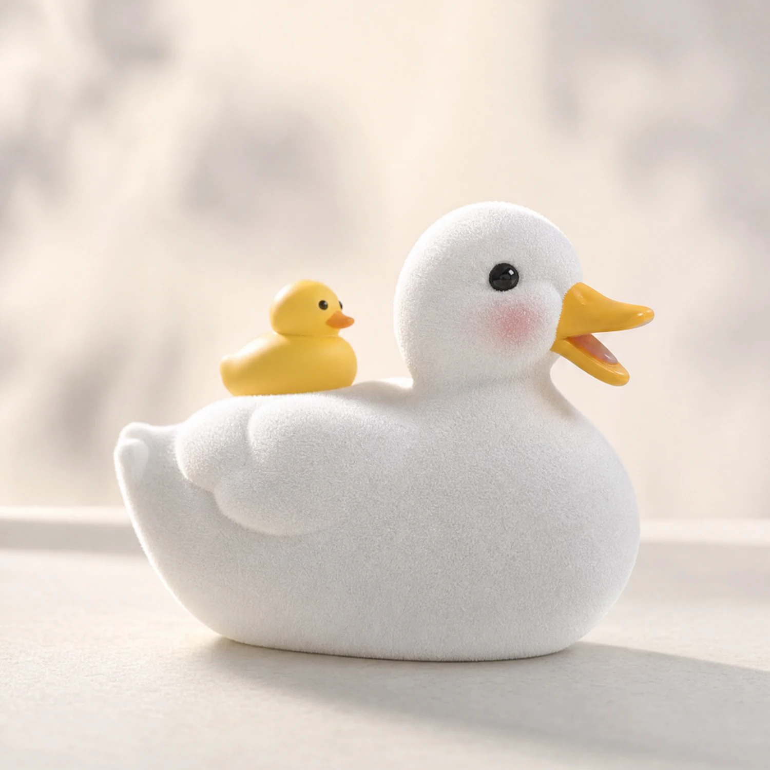 DOZIYU OCEAN SKY Own Brand Duckoo 100 mm Plastic Animal Capsule Toys Cute Little Duck Gacha Toys