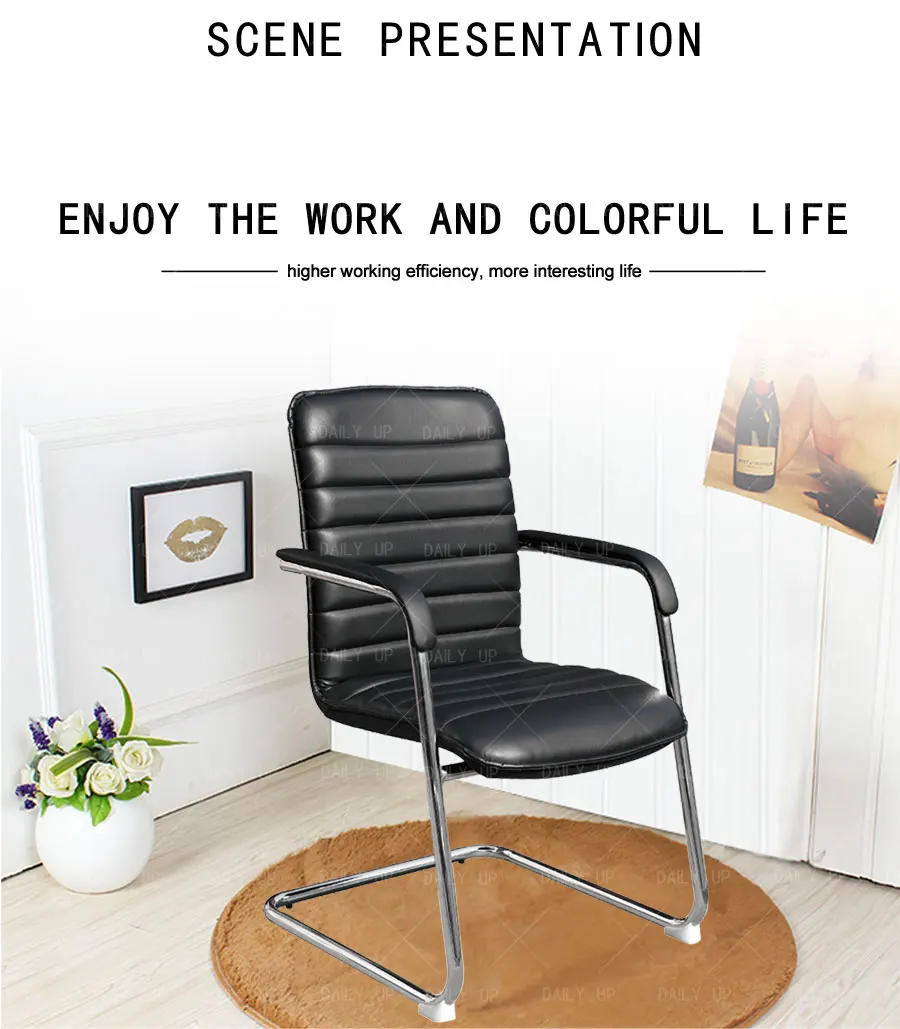 Modern Ergonomic Office Chair Leather Office Chair Luxury Manager Chair with Parts for Sale