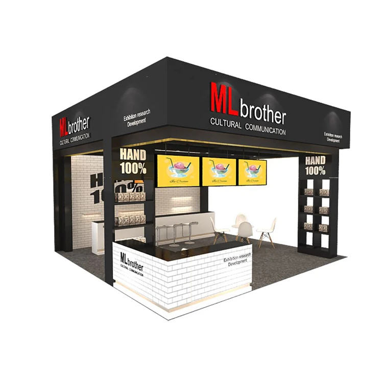 30MINS Quick Build Exhibition Booth Customizable Design