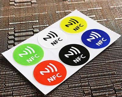 Free Sample 13 56mhz Nfc Chip Ntag215 Nfc Sticker Label Tag Custom Logo