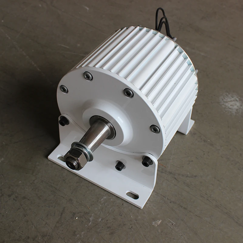 Factory Direct Alternative Energy  Single Shaft Low RPM Permanent Magnet Generator  Alternator Generator
