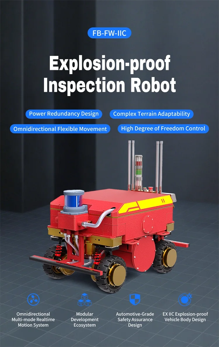 Exploding Disk Robot Multifunctional Explosion-proof Robot Rescue Explosion Exploration ...