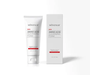 Private Label logo Custom Hydrating Sensitive Skin Private Label Face Pore Rose Facial Cleanser on Beauty Products Manufacturer