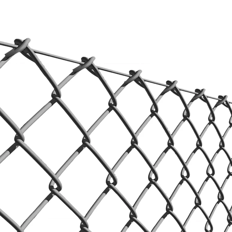 Iron Stadium Customizable Chain Link Wire Mesh Fence Green Coated Iron Net Playground Protection Safety Net