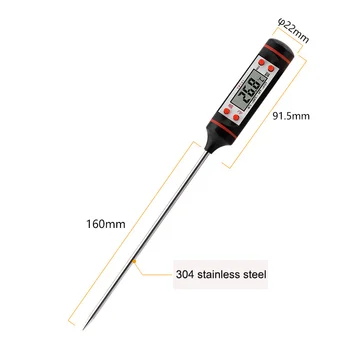 TP101 digital BBQ meat Food Kitchen thermometer cooking Milk Probe thermometer