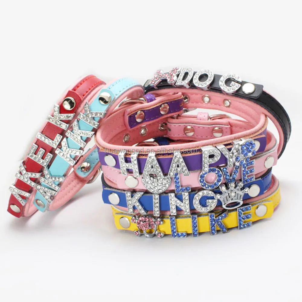 Crocodile Diy Name Personalized Dog Collar With Slide Letter Buy Dog