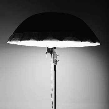 Godox 75 Inch 178cm Silver Black Reflective Umbrella Lighting Light Umbrella with Large Diffuser Cover detail image