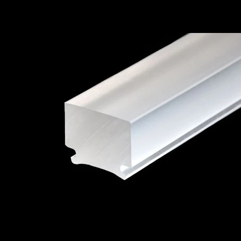 Frosted LED Strip Light Diffuser Customized Acrylic Rod PC Light Diffuser for LED Profile Lighting