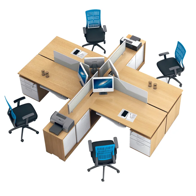 Office workstation untuk 3 6 orang office furniture counter workstation