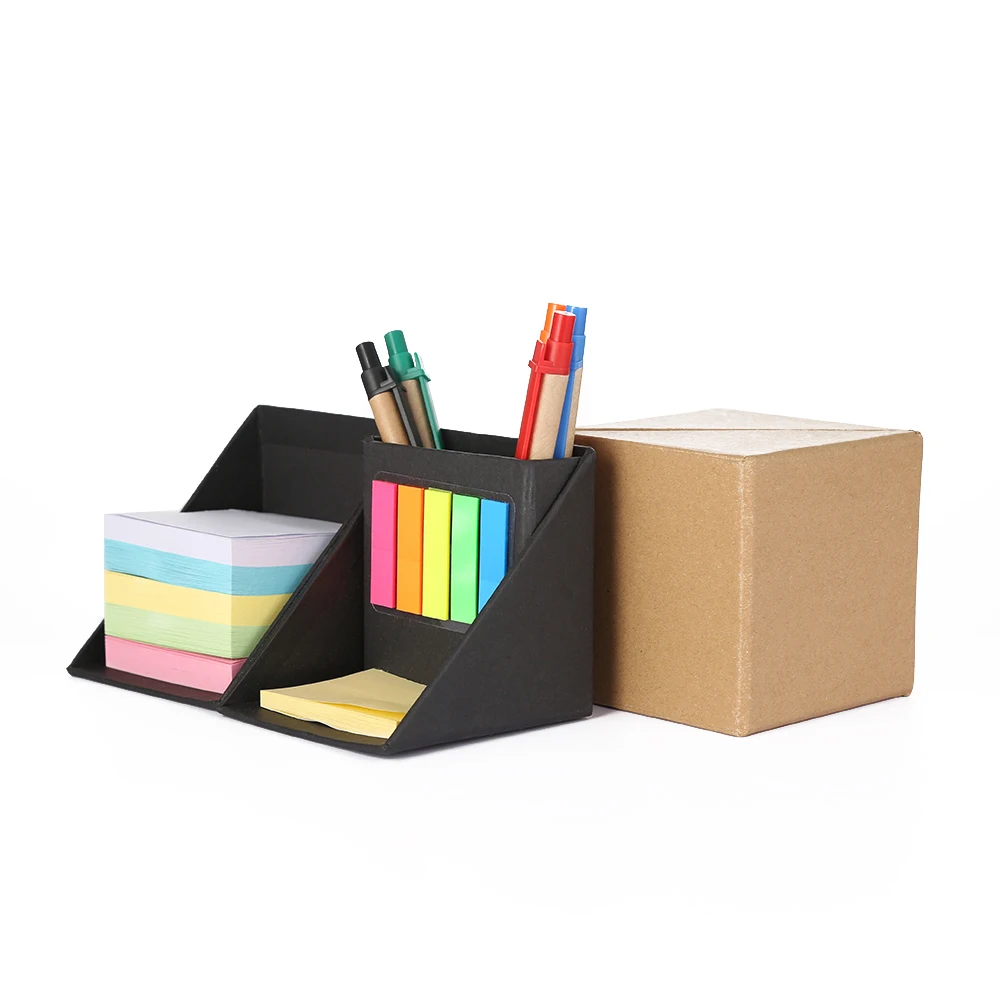 Рекламный цветной магический куб, клейкие заметки, экологически чистый держатель для стикера для стикеров с низкой ценой