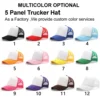 Gorra de camionero de esponja colorida