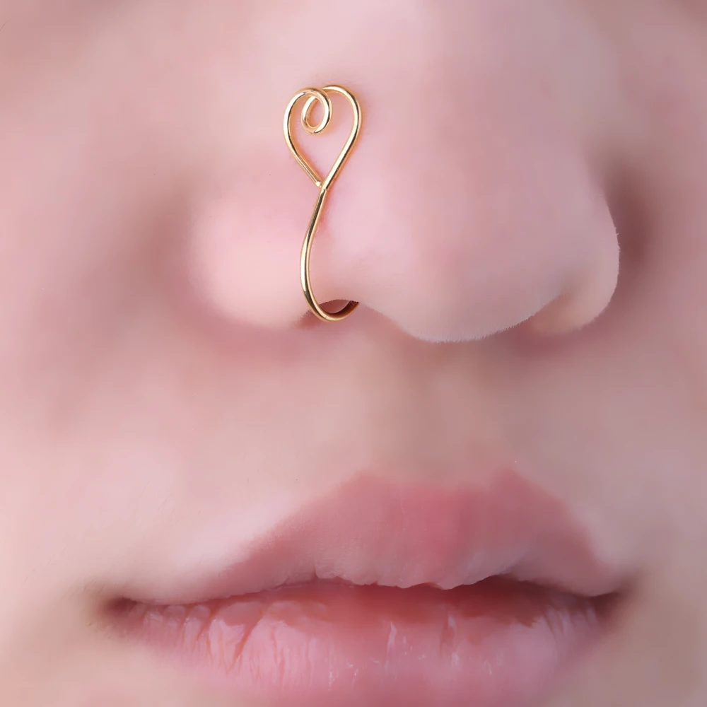 Hot Pink Nose Ring Custom Nose Piercing Jewelry