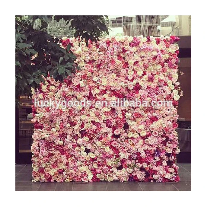 LFB277 Wholesale rose and peony flower wall panels artificial flowers  backdrop for weddings, View artificial flowers backdrop for weddings,  Luckygoods Product Details from Yiwu Luckygoods Handicraft Co., Ltd. on  Alibaba.com