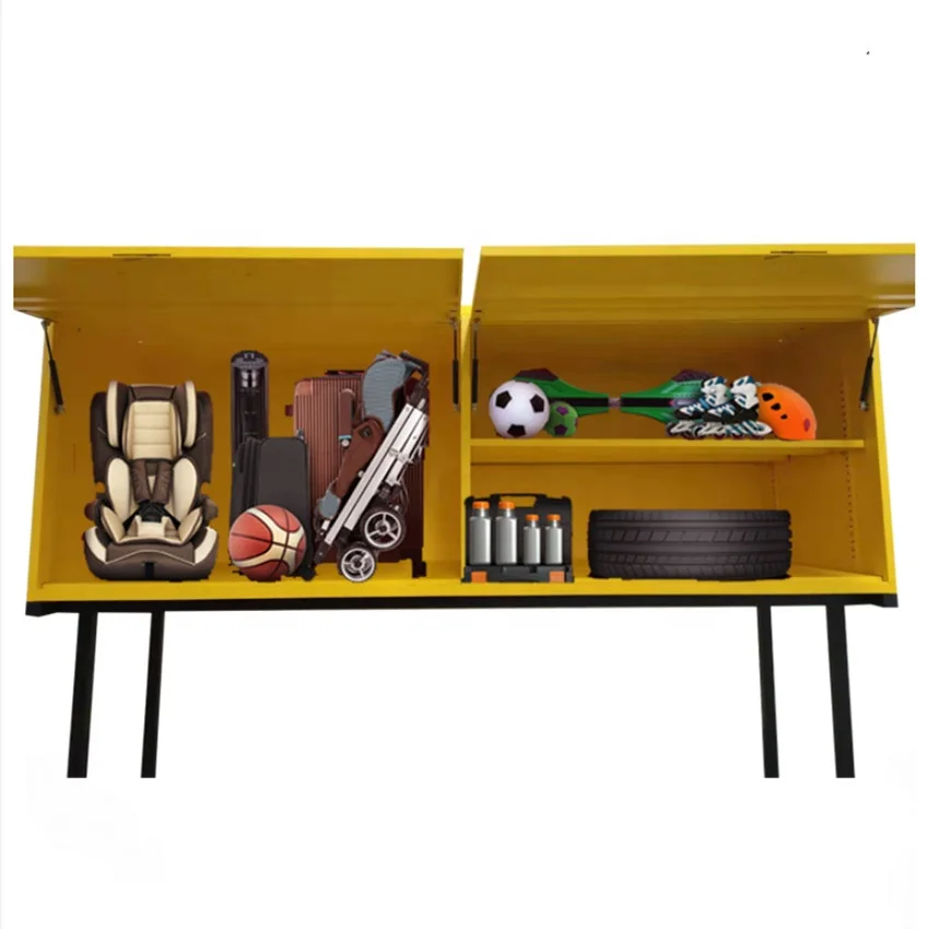 High Quality Outdoor Steel Tool Box Cabinet Heavy Duty Car Parking Storage Cabinet Over Car Bonnet Cabinets