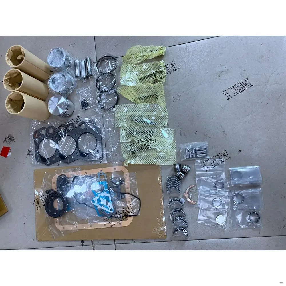 3TN66 Overhaul Gasket Kit With Cylinder Gaskets Set Piston Rings Liner Bearing Valves for Yanmar