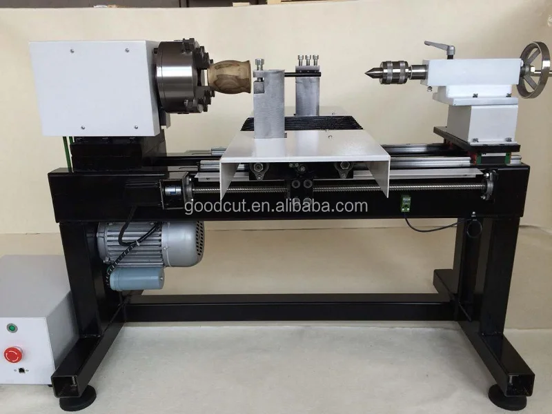 CNC Wood Lathe Machine Turning  for Wood Processing Conical Arc Spherical Complex Shaped Revolving Body