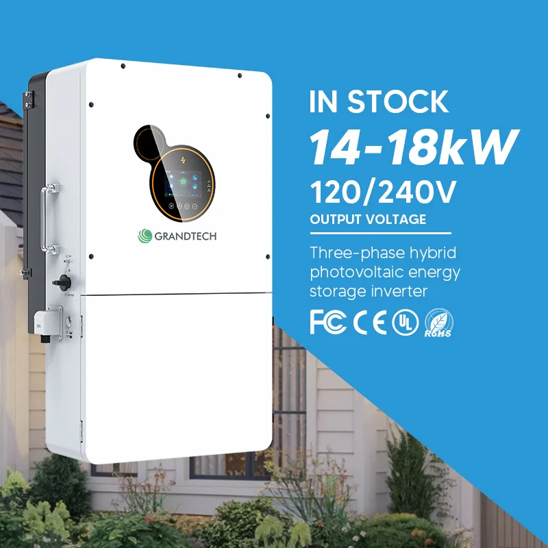 US-bestseller 48 V LiFePO4 SRNE hybrid solinverter pålitelig 14 kW til 18 kW 3 MPPT dobbel utgang tre-fase inverter