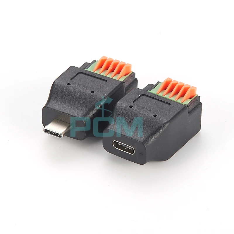 USB C Spring Type Terminal Block Adapter