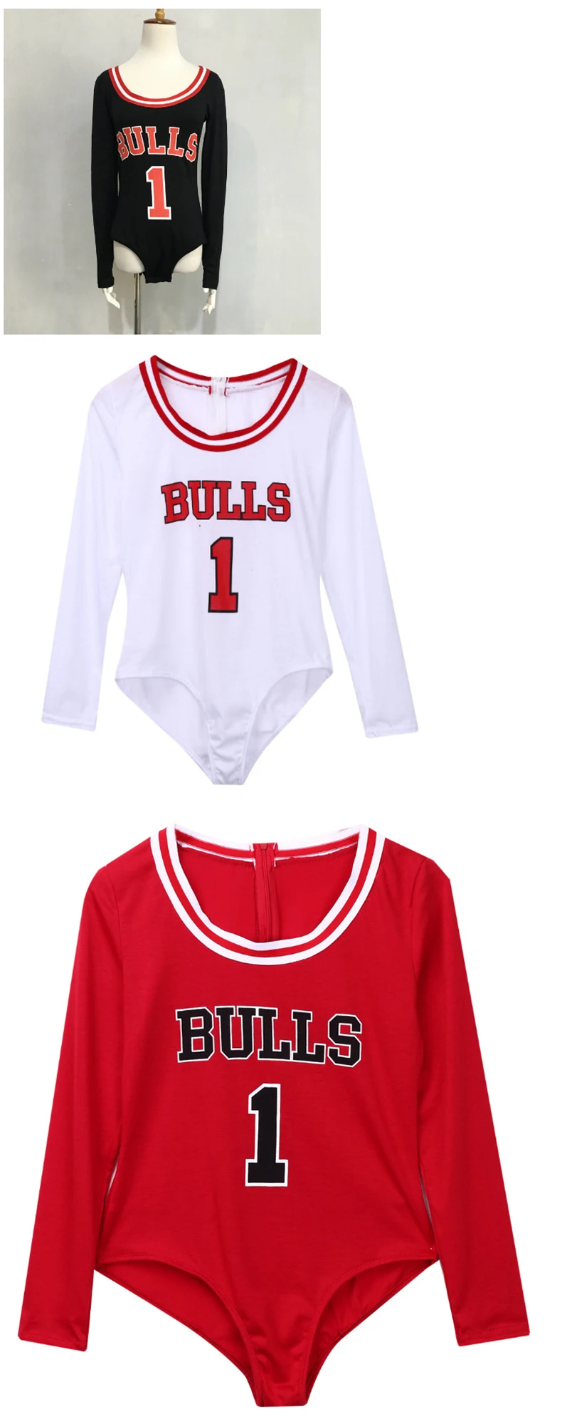 Factory direct hot sale  knitting long sleeve o-neck printed bodycon bottom Jumpsuit