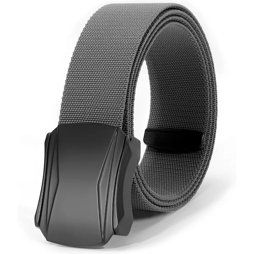 Wear-resistant Sports Stretch Belt Tactical Nylon Belts with Buckle Work Casual Outdoors Men's Tactical Belt