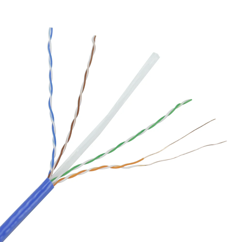 Highspeed Cat6 Lan Cable Cat 6 Cable Cca 25awg 2pr 4pr 305m