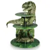 Alzata per torta dinosauro verde