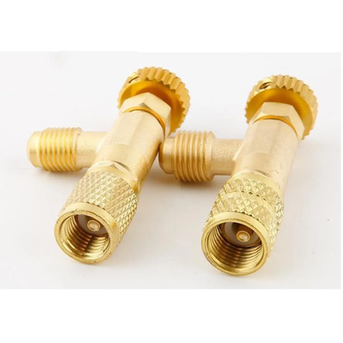 Valvola Controllo Flusso Aria Condizionata 2 Pezzi - Per R410 R22, Ottone Dorato - Foto 7