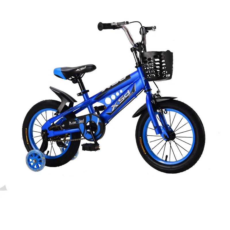 blue small bike