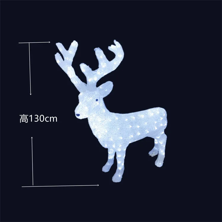 Рождественский уличный 50 светодиодный 3D светильник для дома торгового центра отеля украшения