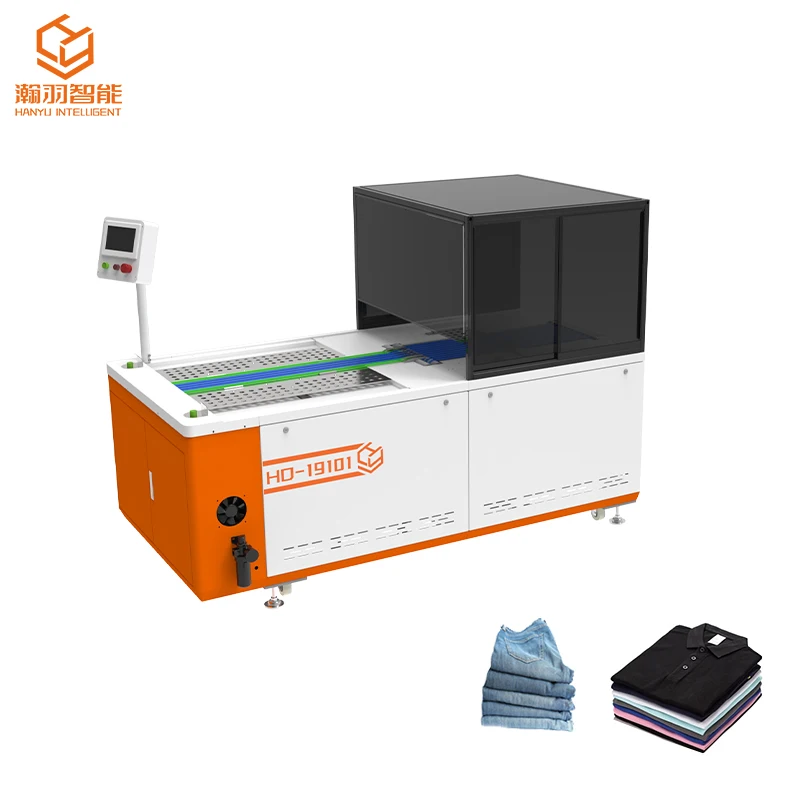 Hanyu Industrial Automatic T Shirt Blouse And Pants Folding And Packing