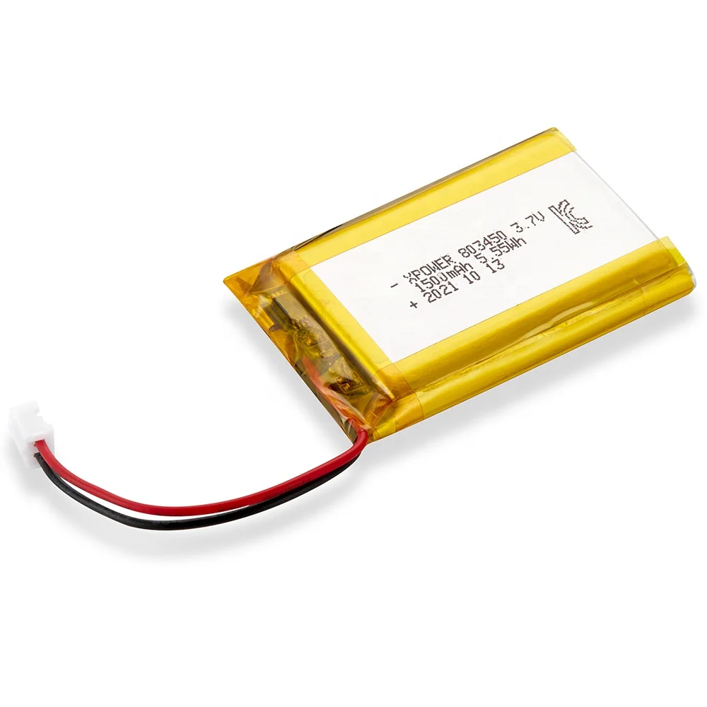 Xpower Ultra-thin Rechargeable Battery 803450 1500mah 3.7v Lithium Polymer For Camera Drone