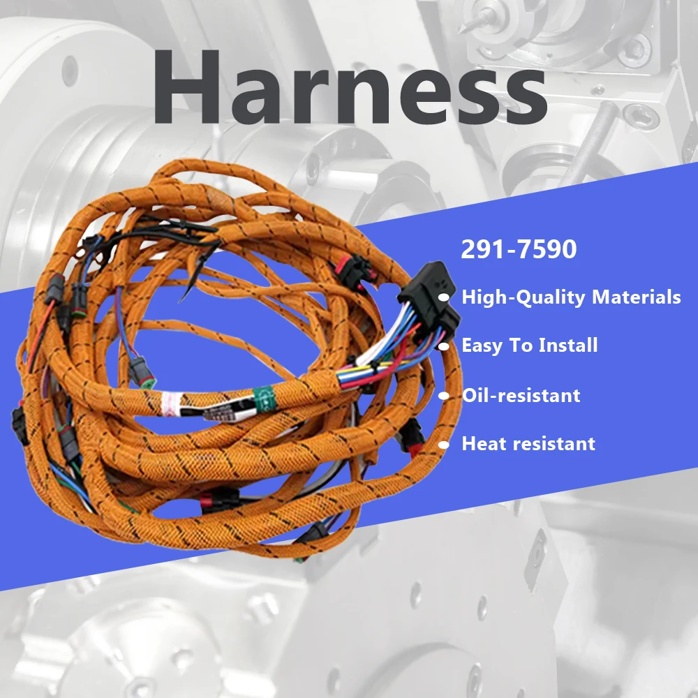 Excavator Various Engine Harness Fuel Injector Wire Harness Plug Harness for Caterpillar Komatsu Hyundai JCB Hitachi Kobelco