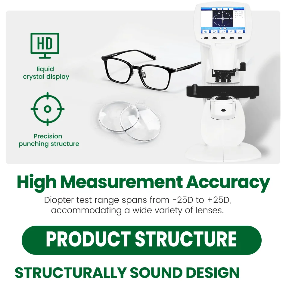 Hot Selling Optical Instrument High Precision Lens Meter Focimeter Auto Lensometer Digital for Optical Store
