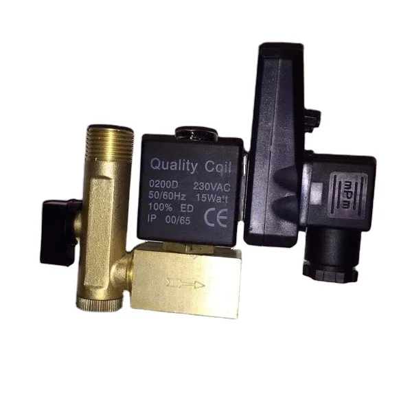 OPT Series Auto Automatic Brass Electronic Water Drain Valve with Mechanical Solenoid Valve Pneumatic Timer