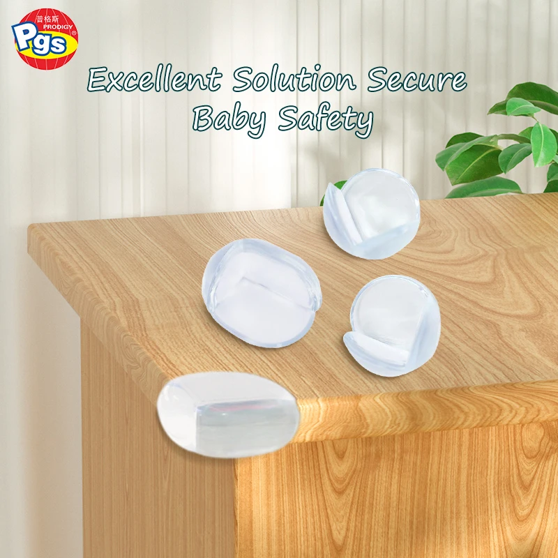 PRODIGY CP02 Corner Edge Protector Transparent Furniture Corner Protectors Baby Safety Pvc Tablet Corner Protector