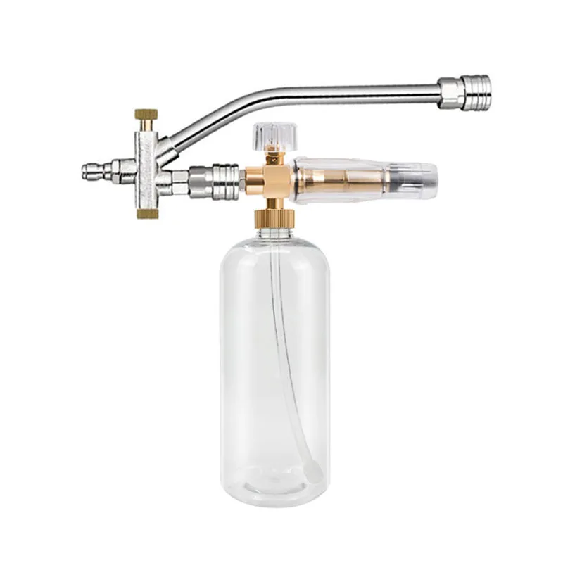 Power Washer Sprayer Soap Cannon Pressure Washer Foam Cannon Dual-connector High Pressure Cleaners Car Washing and Cleaning Tool