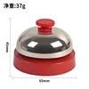 Campana de mano roja galvanizada
