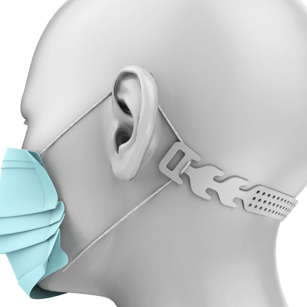 Удлинитель для ушей, модель защитного уха, долгое время ношения, защита для лица, крючок, регулируемый Мягкий ушной хомут, Пряжка для маски лица