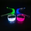2 LED de colores brillantes controlados por sonido